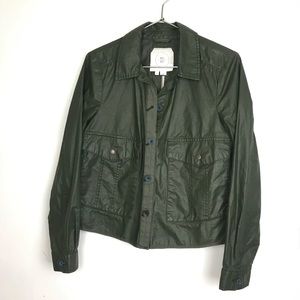 Anthropologie HEI HEI Green Military utility Jacke